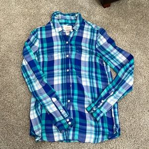 Blue flannel/plaid shirt